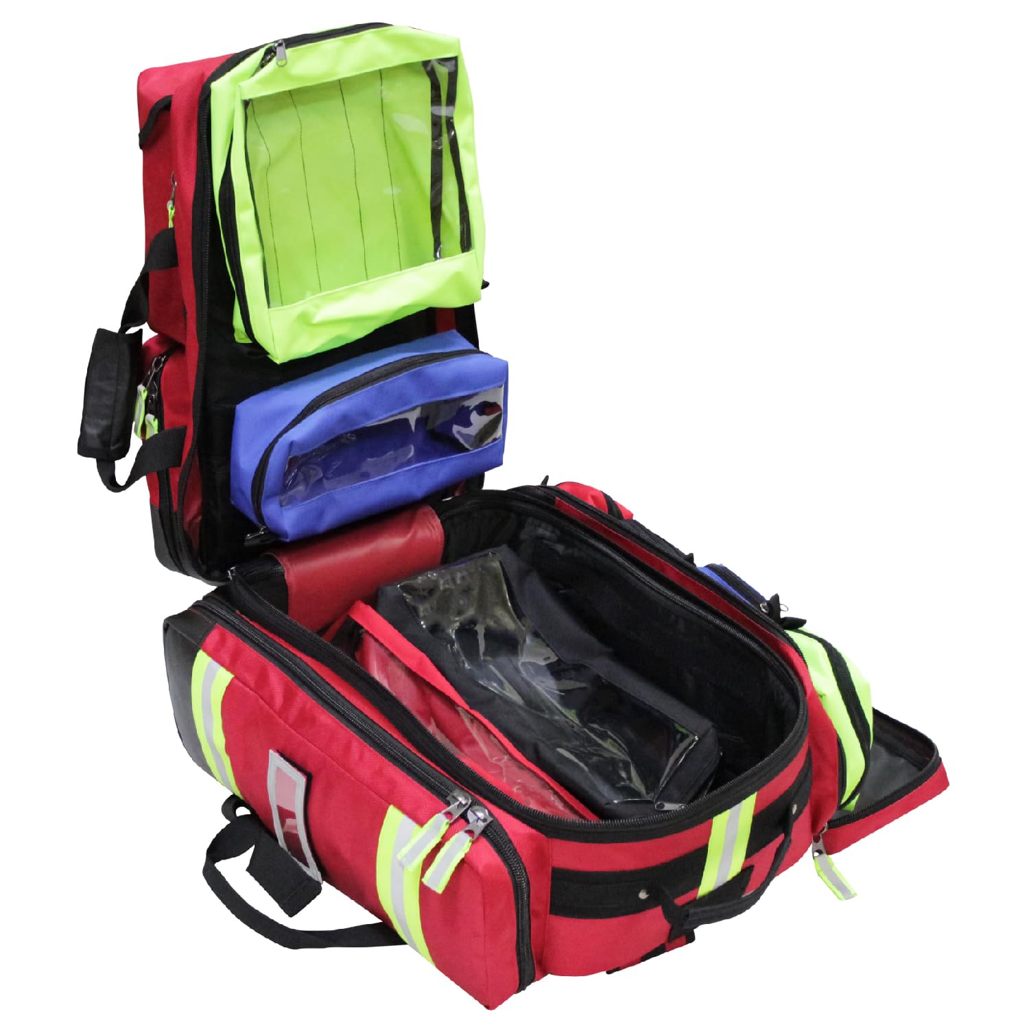 Premium Ultimate EMS Backpack by Kemp USA - Durable & Spacious First Responder Gear for EMTs, Paramedics & Emergency Professionals - Perfect for Ambulance, Rescue & Field Use