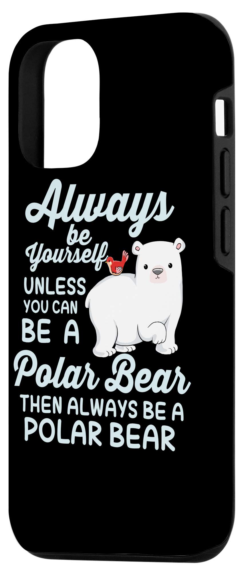 iPhone 12/12 Pro Polar Bear Phone Case - Cute Ice Bear Design Protective Cover for iPhone 12/12 Pro - Perfect Gift for Animal Lovers & Winter Enthusiasts (Ideal for Arctic-Themed Parties & Wildlife Conservation Supporters)