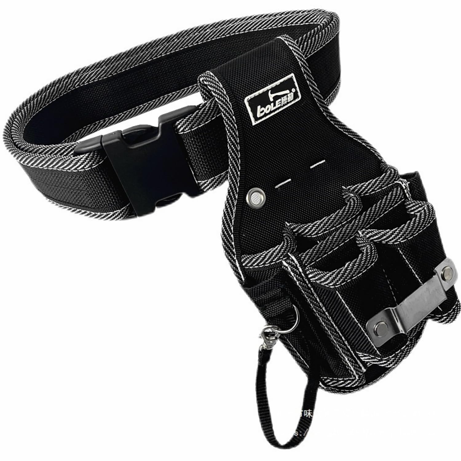 Professional Electrician Waist Tool Pouch with Screwdriver Holder - Durable Tool Organizer Storage Bag for DIY, Electricians, Carpenters & Builders - Perfect for Construction, Home Repair & Workshop Projects