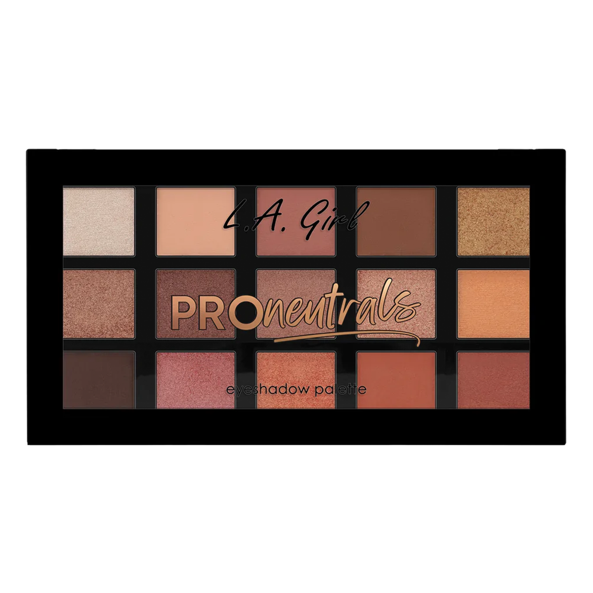 PRO Neutrals Eyeshadow Palette - 12 Matte & Shimmer Neutral Shades for Everyday Makeup | Perfect for Natural Looks, Office Wear & Special Occasions
