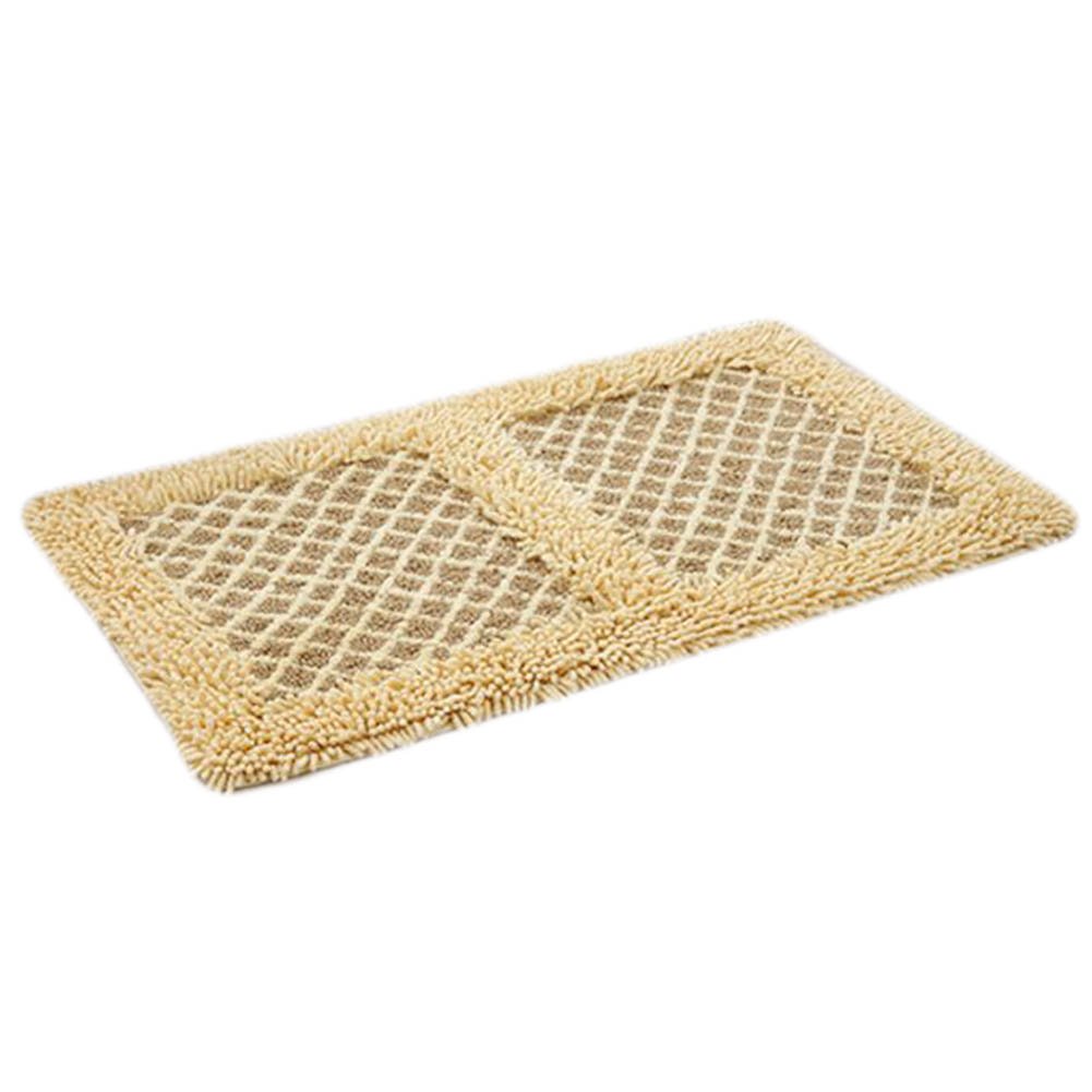 Non-Slip Absorbent Bathroom Rug Mat - 45x70cm Home Decor Carpet for Bathroom, Kitchen & Entryway - Soft Water Absorbent Doormat for Wet Areas - A06