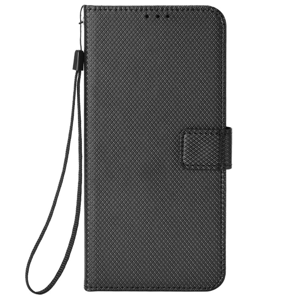 Premium PU Leather Flip Cover Case for Honor Magic 4 Pro (LGE-AN10) - Black | Slim Protective Phone Case with Card Slots | Perfect for Business & Everyday Use
