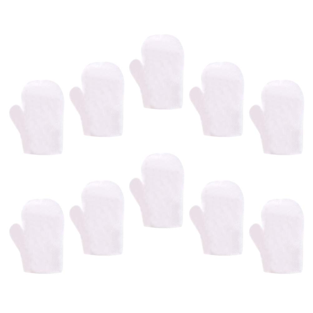 Healifty 10-Pack Exfoliating Gloves for Men & Women - Double Sided Loofah Bath Sponge, Body Scrubber for Deep Cleansing & Skin Massage - Perfect for Shower, Spa & At-Home Skincare Routine