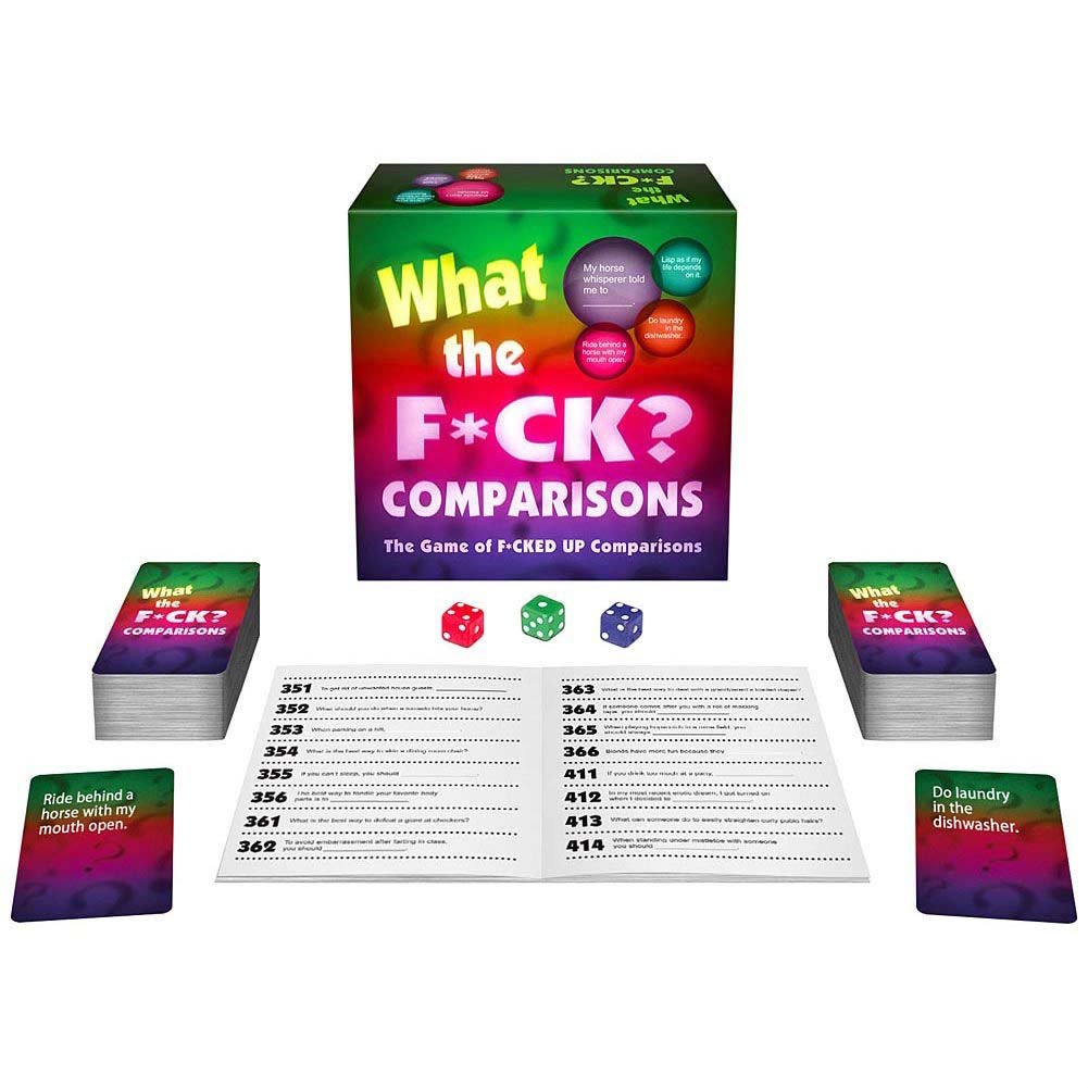Kheper What The FCK? Comparisons Card Game - Fun Party Game for Adults & Teens - Perfect for Game Nights, Gatherings & Icebreakers