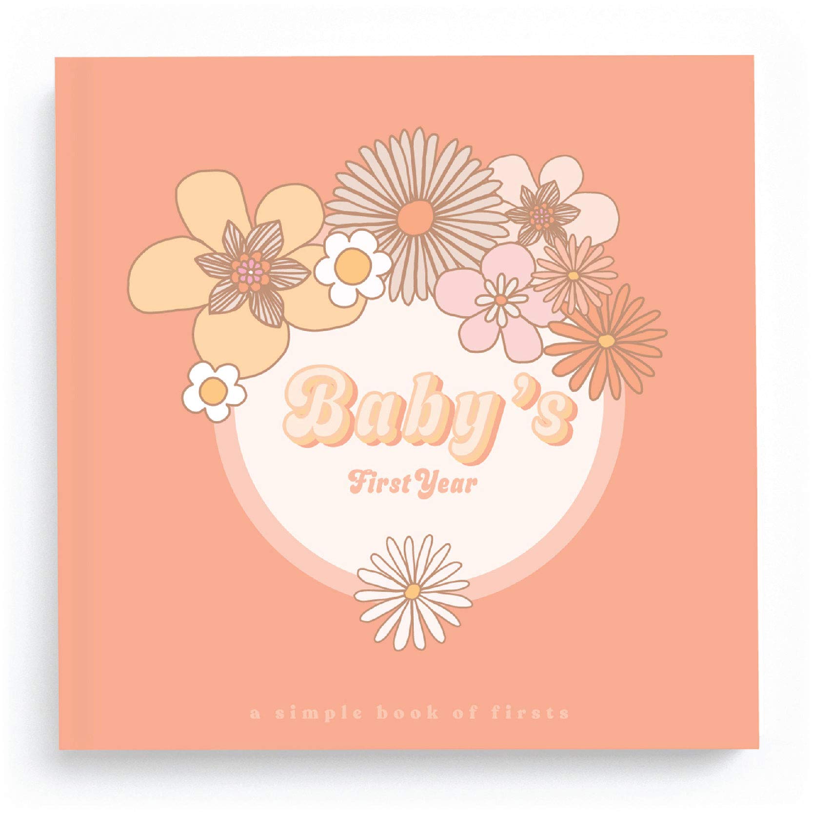 Lucy Darling Flower Child Memory Book - First 5 Years Baby Journal & Photo Album | Baby Girl Scrapbook, Milestone Diary & Unique Keepsake | Perfect New Mom Gift for Busy Parents | Capture Precious Moments from Birth to Kindergarten