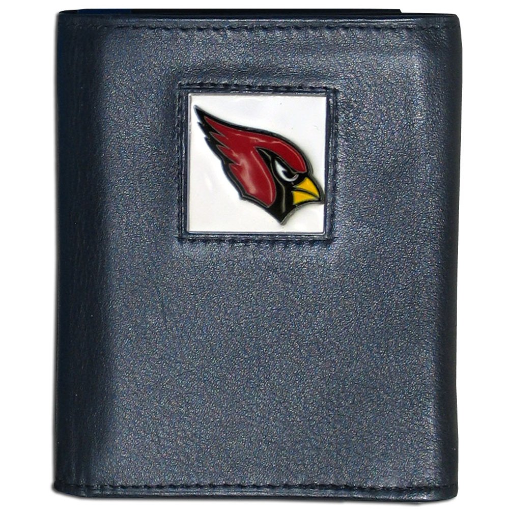 Arizona Cardinals NFL Genuine Leather Tri-Fold Wallet for Men - Perfect for Game Day, Travel & Everyday Use