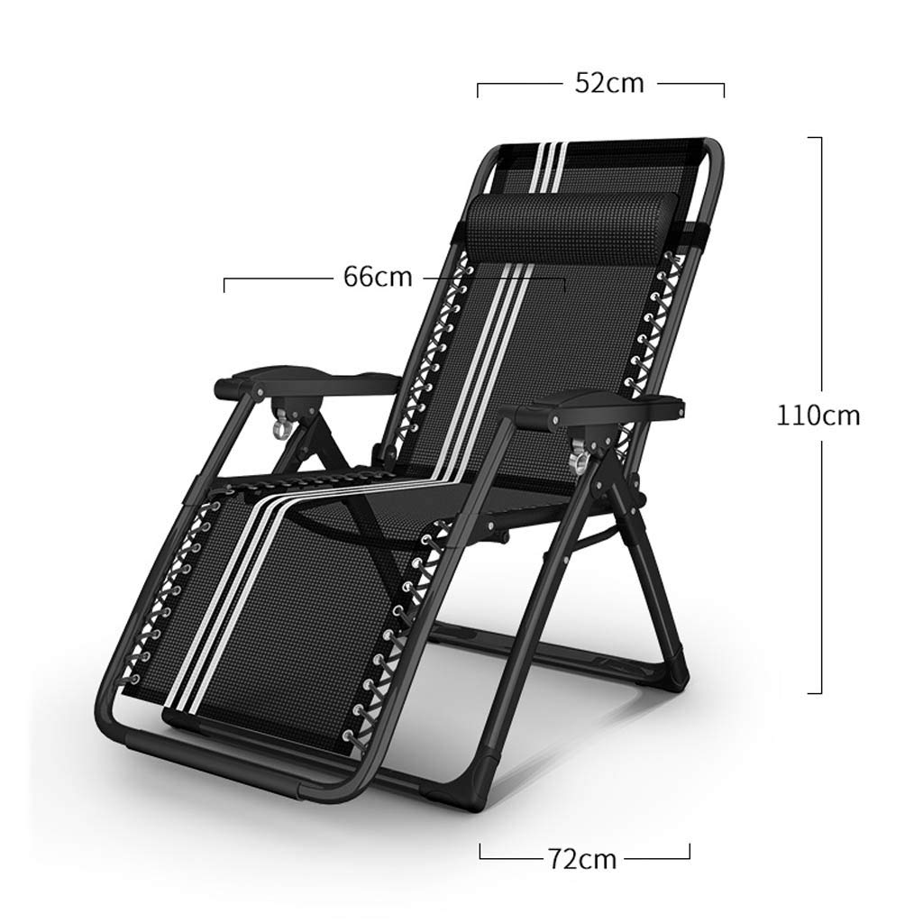 Premium Folding Sun Lounger Chair - Breathable Fabric & Sturdy Iron Alloy Frame - Perfect for Beach, Poolside, Patio, and Backyard Relaxation