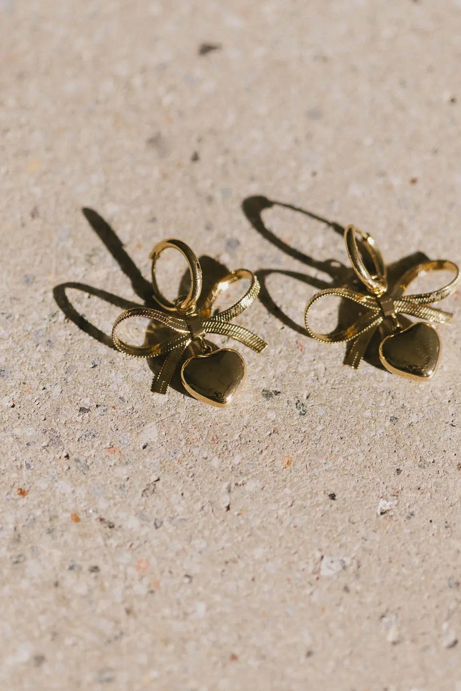 Miranda Heart Earrings for Women - Romantic Valentine's Day Gift, Dainty Gold/Silver Heart Stud Earrings - Perfect for Date Night, Anniversary & Special Occasions