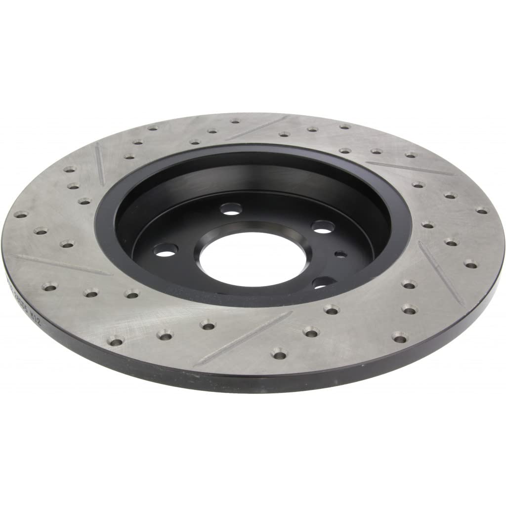 StopTech Drilled & Slotted Brake Rotor for Audi Allroad 2013-2016 - Rear Driver Side (Part# 127.33127L) | High-Performance Braking for Street & Track Use