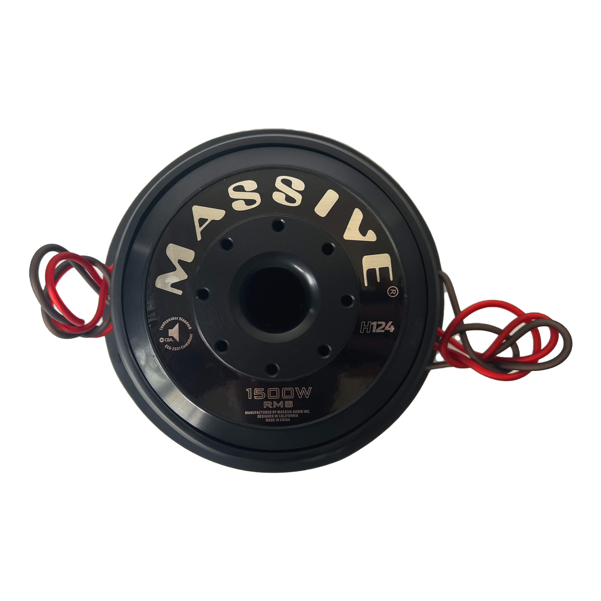 H124 12-Inch 1500 Watts RMS Dual 4 Ohm 3 Voice Coil Mega Subwoofer - Powerful Bass for Car Audio & Home Theater Systems