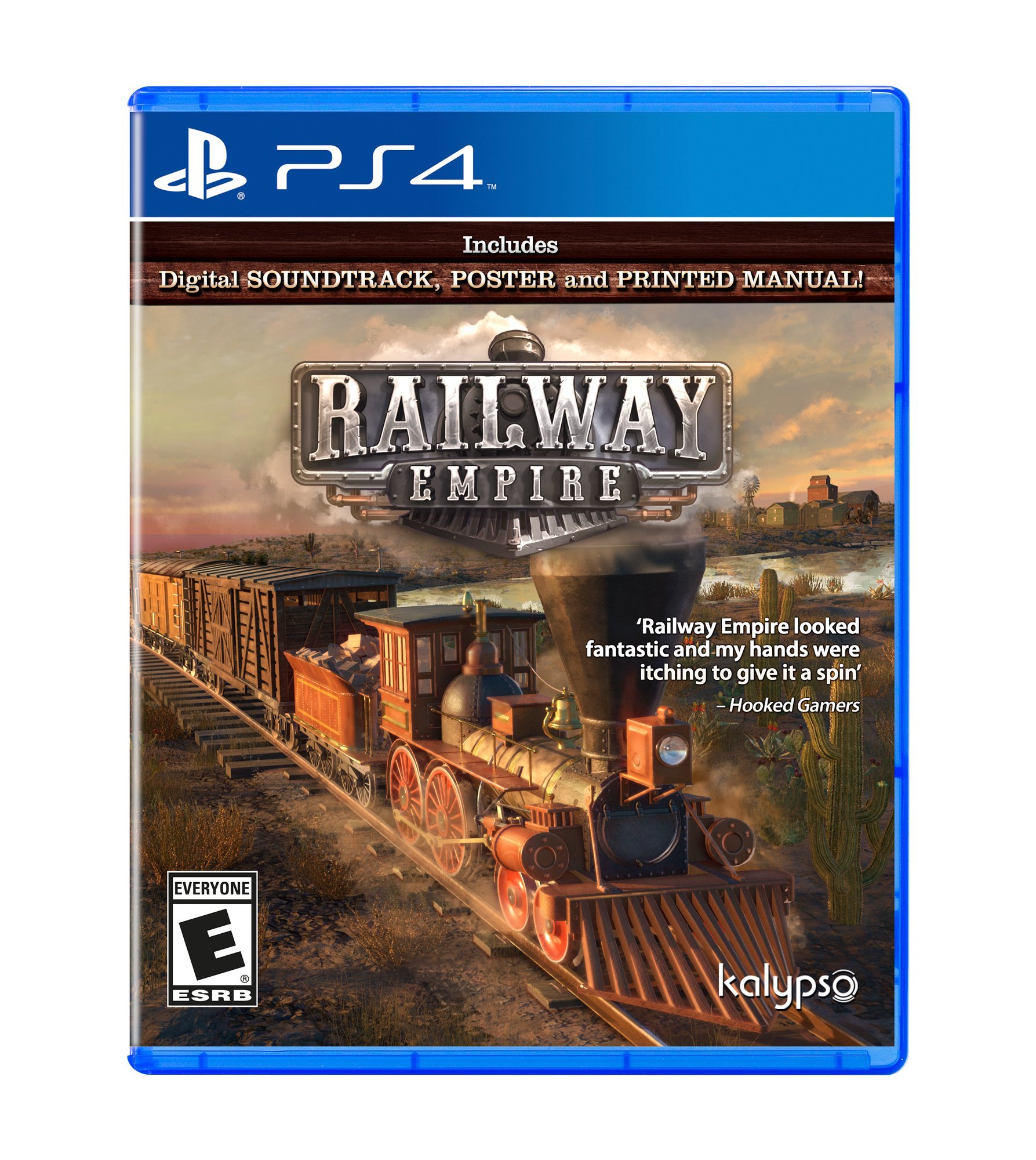 Railway Empire - PS4 Game for PlayStation 4 | Build & Manage Your Railroad Empire | Perfect for Strategy & Simulation Gamers