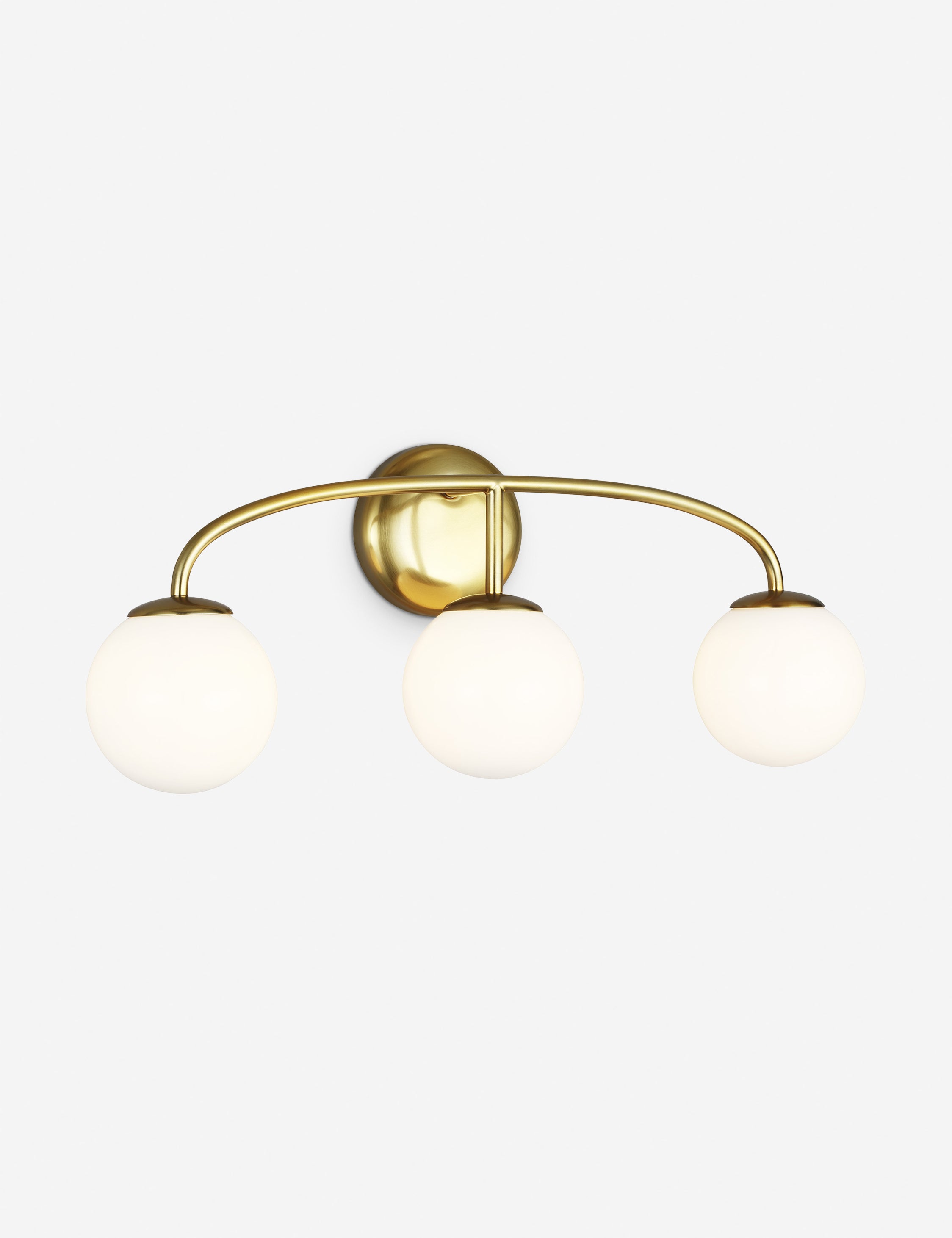 AERIN Galassia Vanity Light - Modern Bathroom Wall Sconce with Crystal Accents for Makeup & Dressing Room Lighting