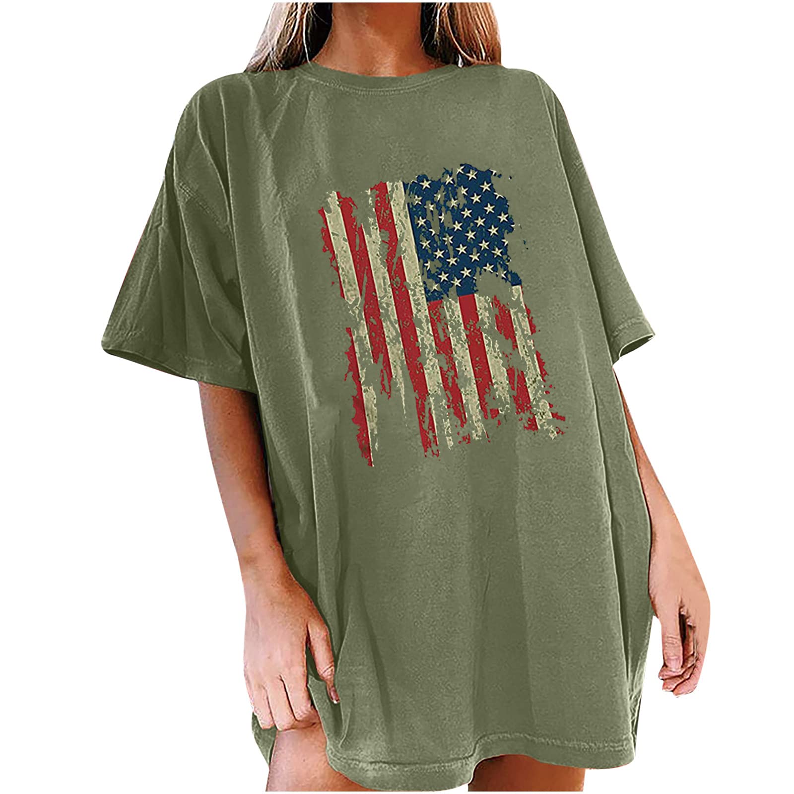 Trendy Casual Printed O-Neck Loose Fit Short Sleeve T-Shirt for Women | Cute Summer Pullover Top | Perfect for Beach Outings, Streetwear & Everyday Comfort
