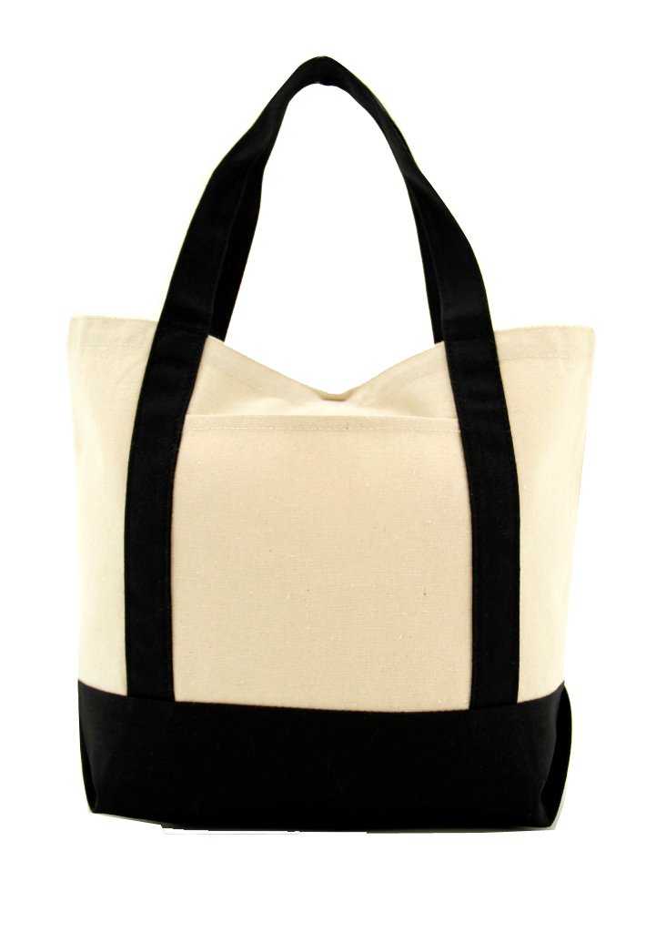 Mini Tote Bag 13.5x10.25x4.5 Inches - Grocery Shopping & Beach Essentials