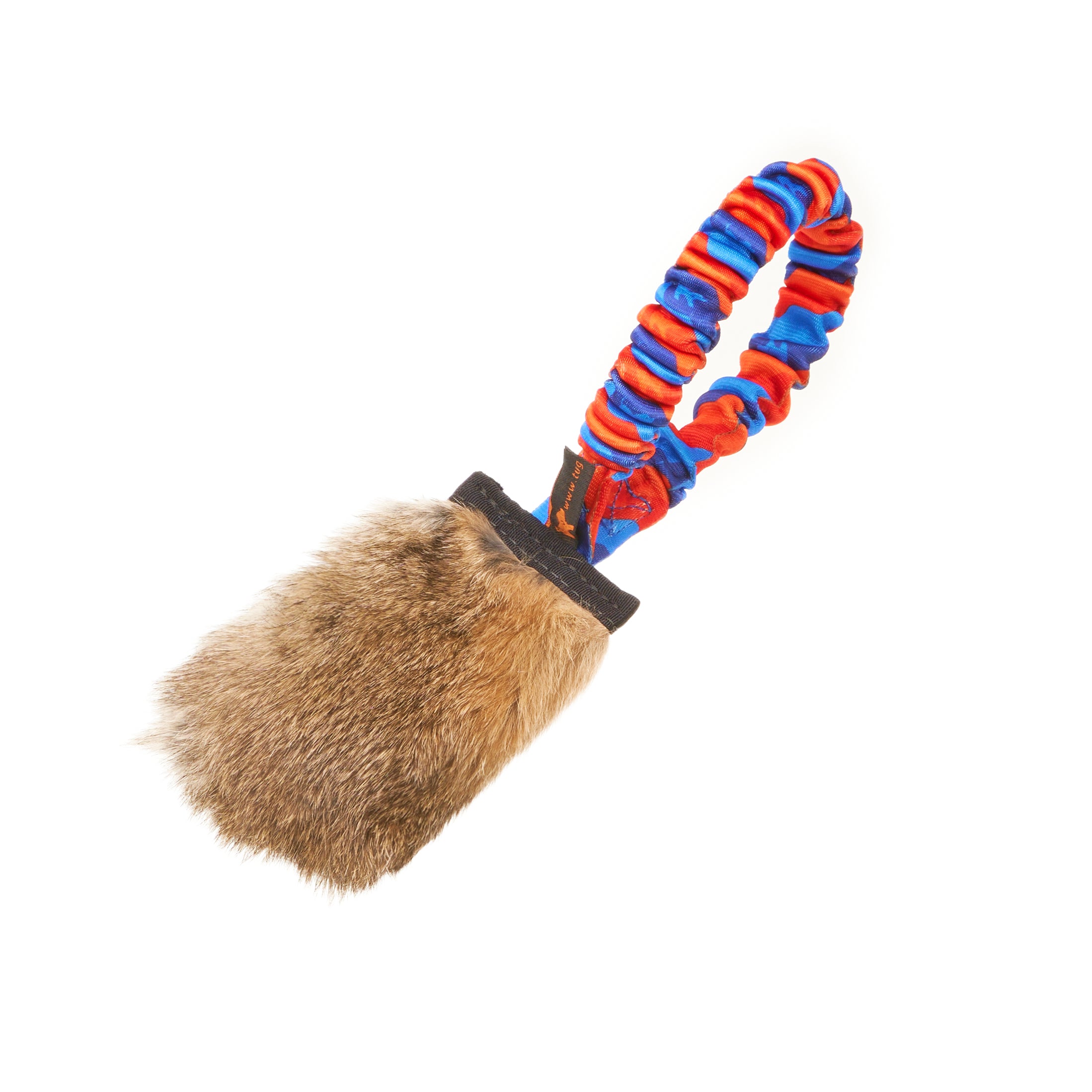 Rabbit Skin Pocket Bungee Squeaker Dog Toy - Chew Resistant Interactive Puppy Teething Toy for Small & Medium Dogs - Perfect for Fetch, Training & Indoor/Outdoor Play