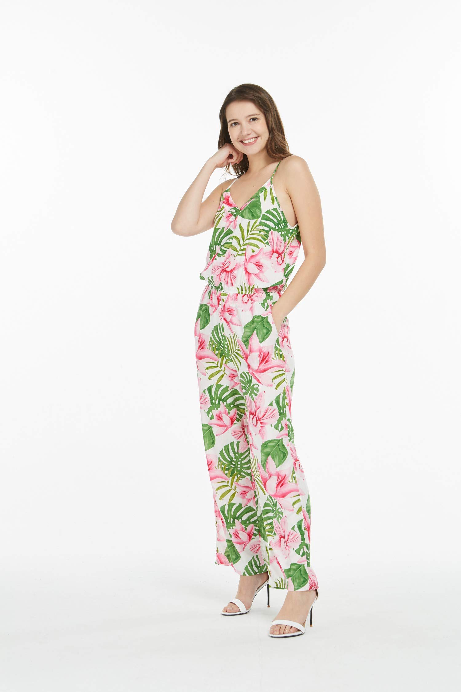 Hawaiian Luau Outfits for Family - Matching Aloha Shirts & Dresses in Lotus & Orchid Print for Men, Women, Boys & Girls | Perfect for Beach Parties, Summer Vacations & Tropical Themed Events