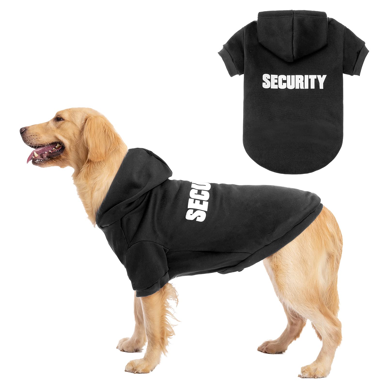 BINGPET Soft Brushed Fleece Hooded Dog Sweater - Warm Puppy Hoodie & Cat Sweatshirt for Cold Weather - Cozy Pet Clothes for Small Medium Large Dogs - Perfect for Winter Walks & Indoor Lounging