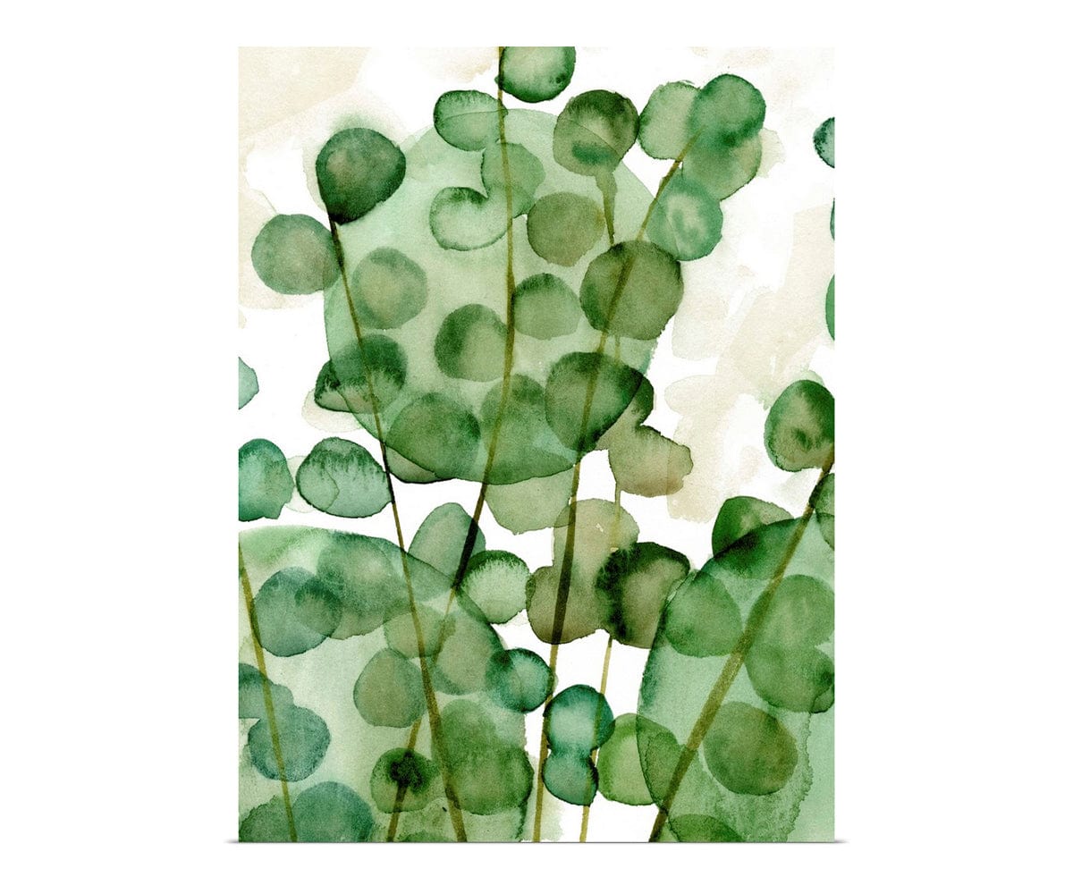 Zanzibar Gem II Wall Art - Modern Botanical Canvas Print for Home & Office Decor - Perfect for Living Room, Bedroom, or Workspace