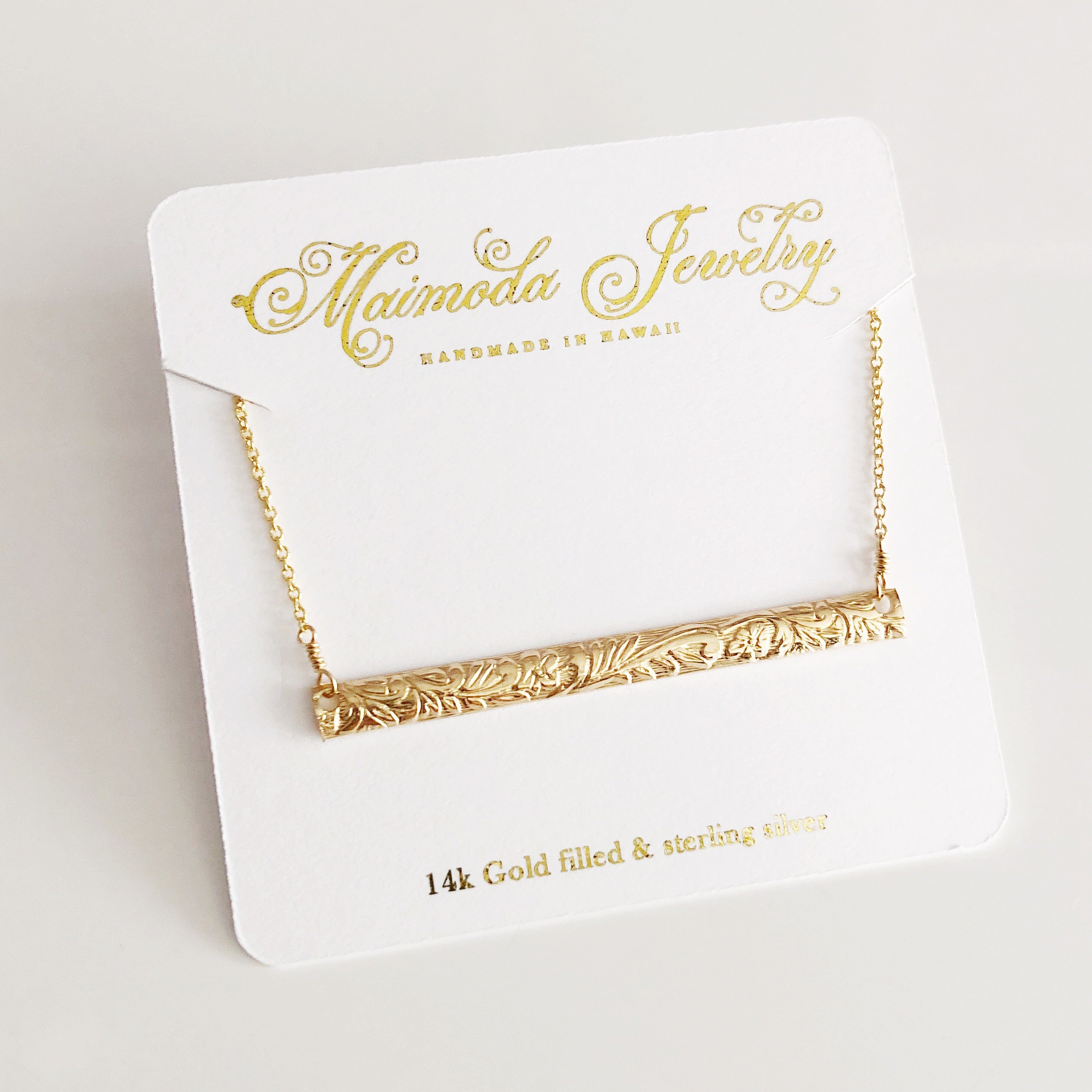 MELIA Horizontal Bar Necklace (N288) - Elegant Minimalist Jewelry for Women, Perfect for Everyday Wear & Special Occasions