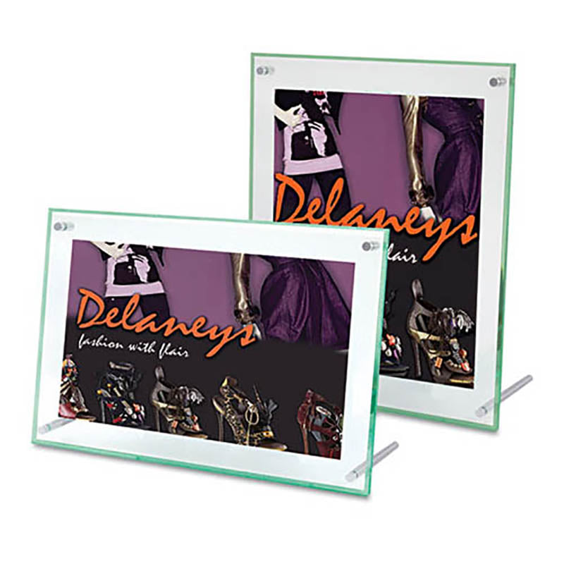 Premium Beveled Edge Sign Holder - 8.5