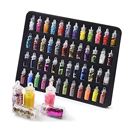 Trendy DIY Nail Art Charms Kit with Shimmery Finish - 8ml Nail Decorations for Parties, Weddings & Special Occasions