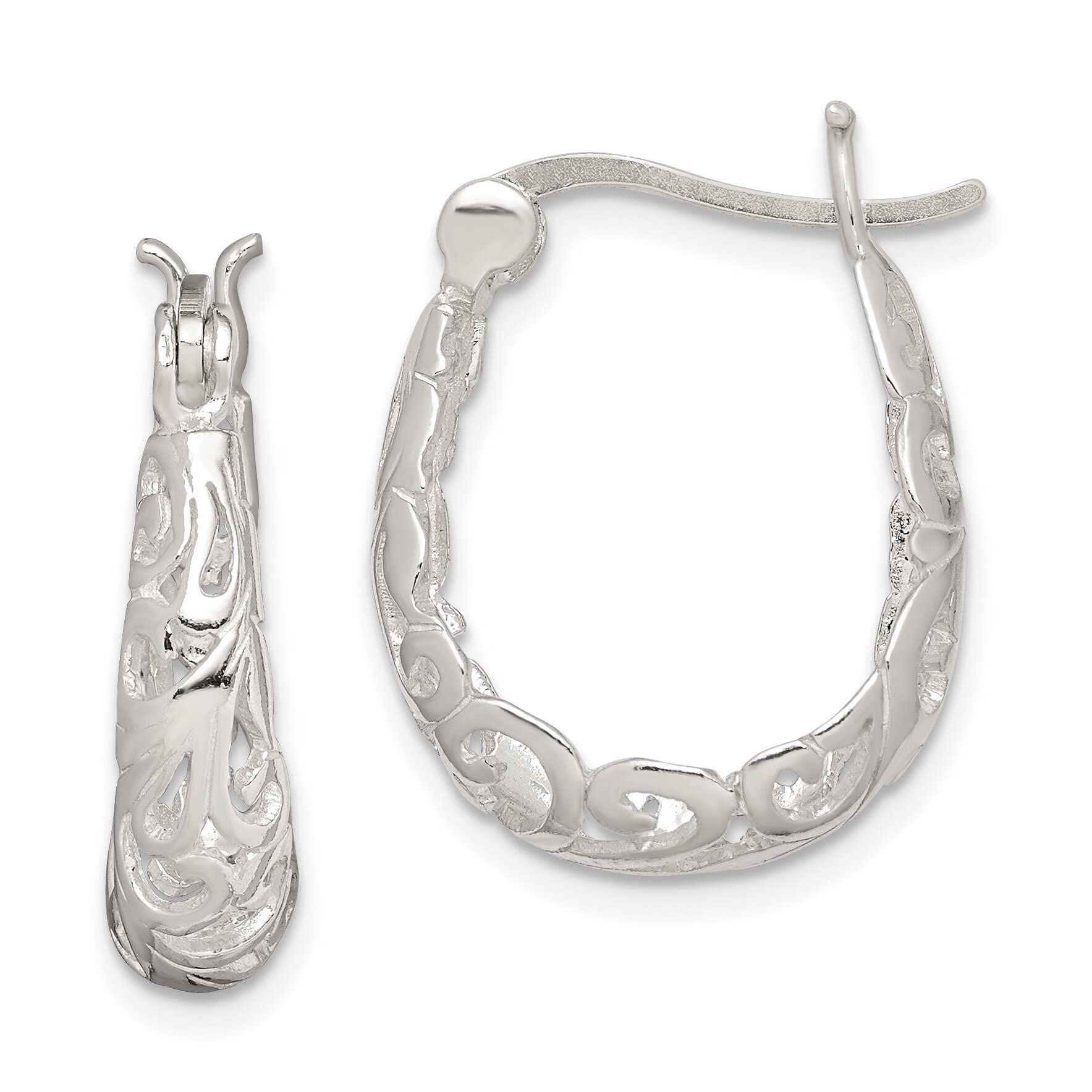 925 Sterling Silver Hoop Earrings for Women - Elegant & Hypoallergenic Jewelry for Everyday Wear, Parties & Gifts