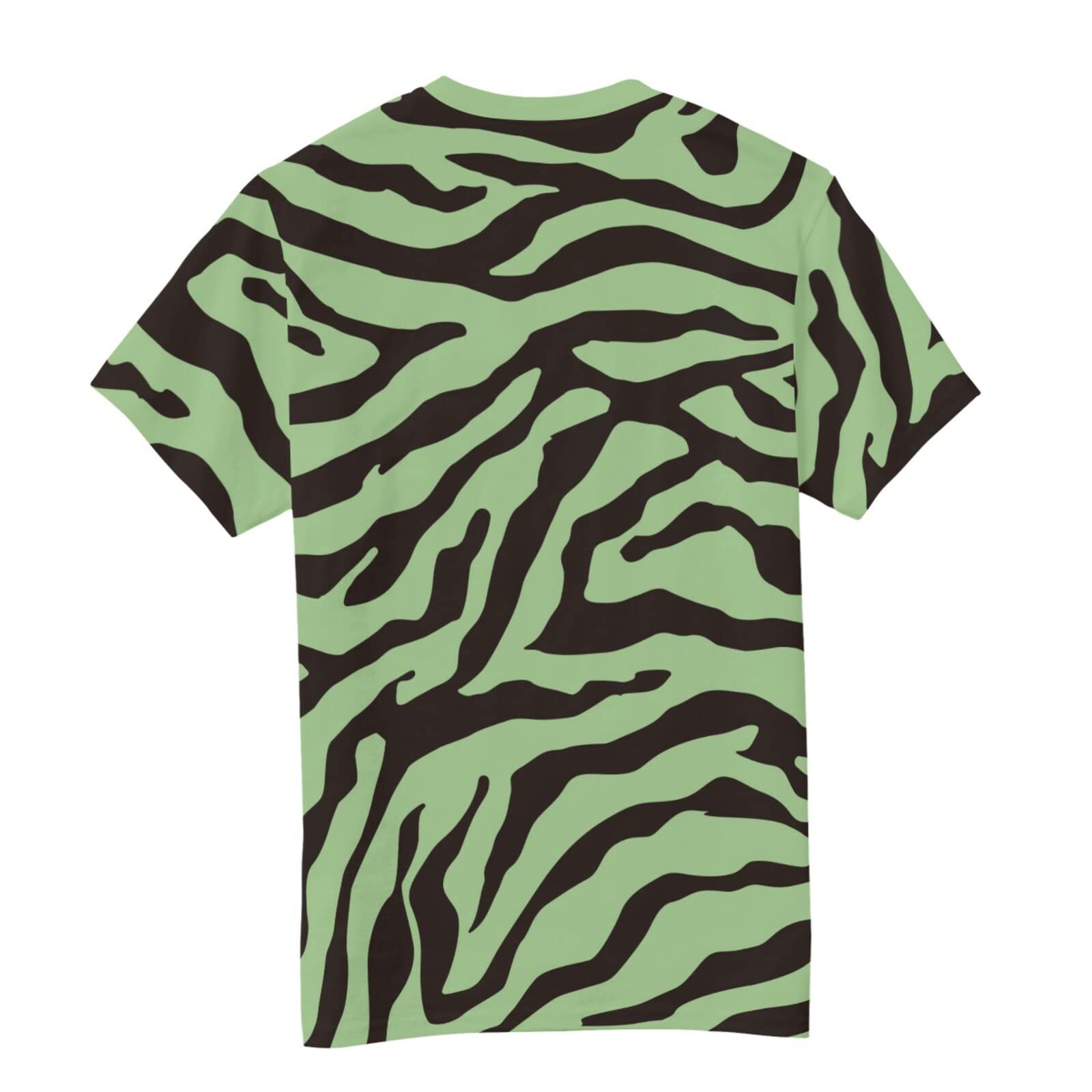 Stylish Zebra & Tiger Stripes Men's T-Shirt - Short Sleeve Crew Neck Cotton Tee for Casual Wear, Street Fashion & Summer Outfits