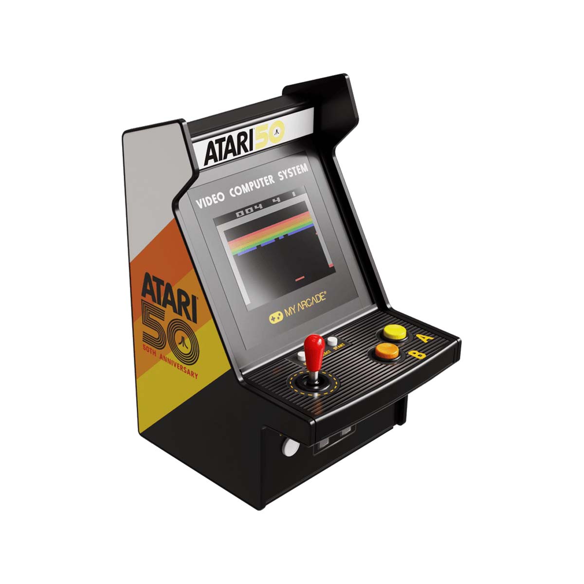 ATARI RETRO ARCADE 6.75-inch MICRO PLAYER PRO - Portable Mini Arcade Machine for Classic Gaming | Perfect for Home, Office & Travel Entertainment