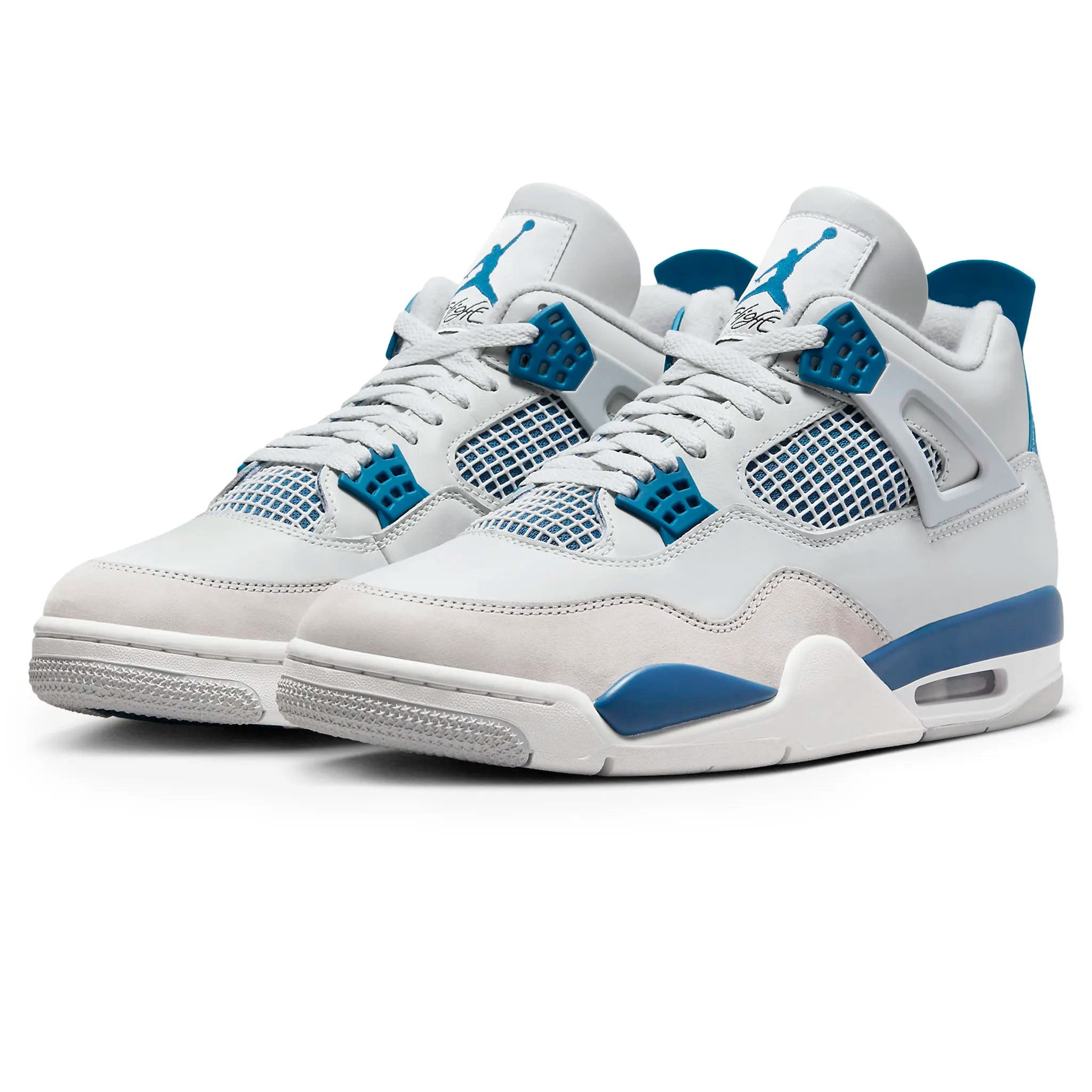 Air Jordan 4 Retro Military Blue Men's Basketball Shoes - Classic Sneakers for Streetwear & Casual Outfits | Perfect for Sports, Gym & Everyday Wear