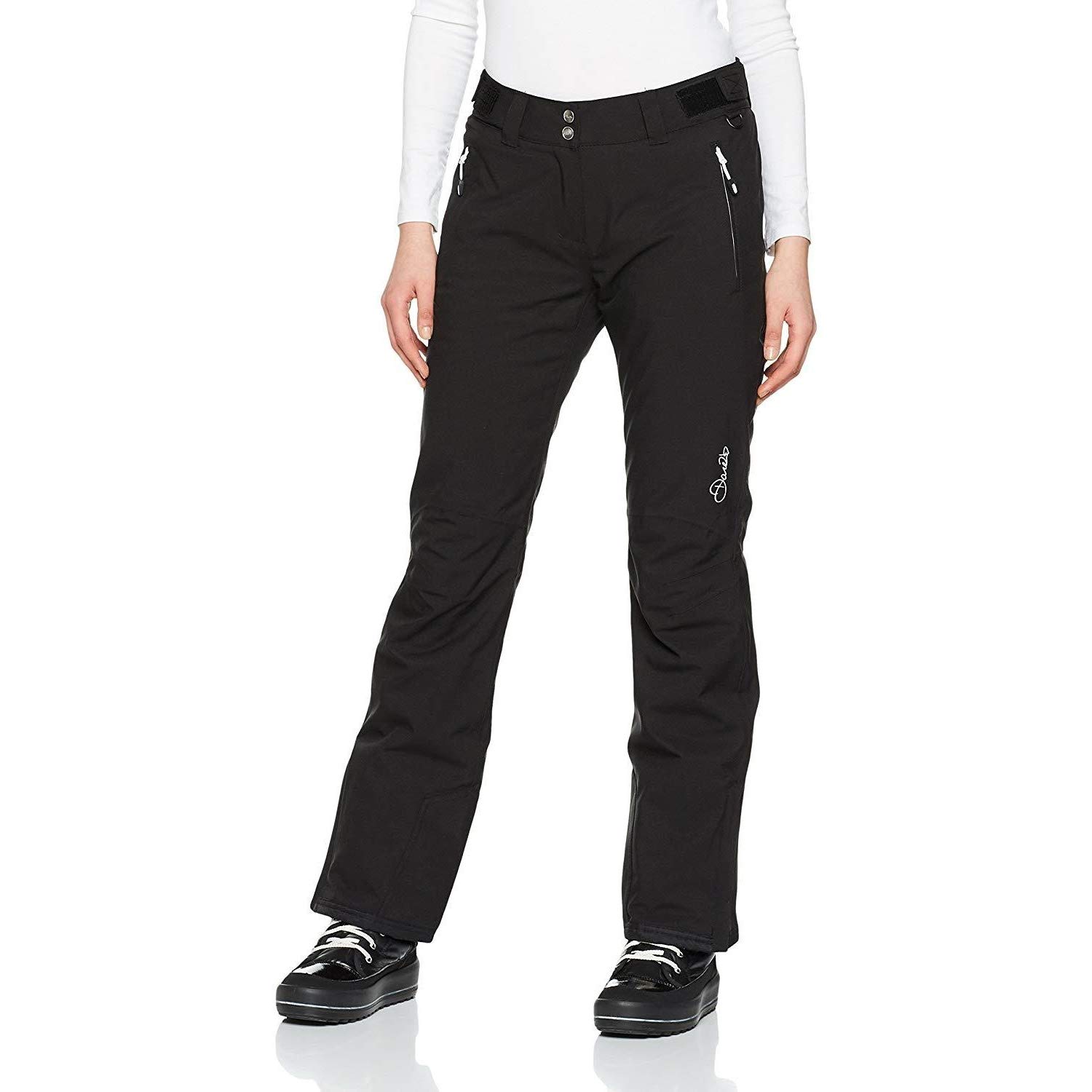 Dare 2b Women's Figure II Pants - High Waisted Tummy Control Yoga Pants for Workout & Lounge | Perfect for Yoga, Gym, Running & Everyday Wear