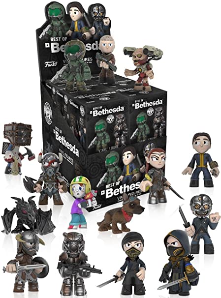 Best of Bethesda Mystery Minis Blind Box Collectible Figures - Fallout, Skyrim & Doom Character Surprise Toys for Gamers & Collectors | Perfect for Display, Gifts & Gaming Decor