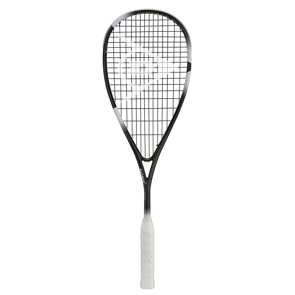 Dunlop Sonic Core Evolution 130 Squash Racket (2022 Model) - High-Performance Carbon Fiber Squash Racquet for Competitive Play & Training - Perfect for Indoor Court Matches & Club Tournaments