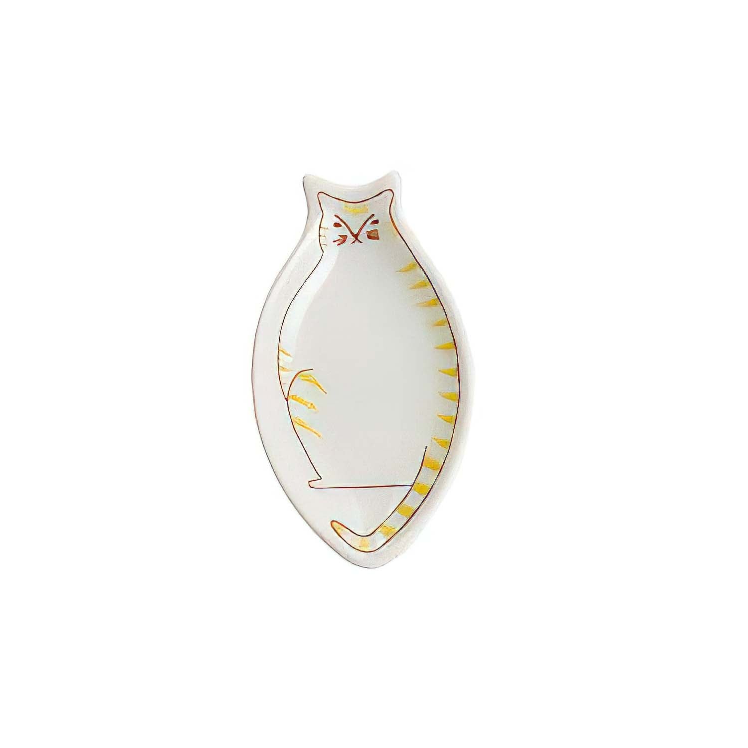 Harekutani Porcelain Cat Petit Plate - Elegant Japanese Ceramic Dish for Tea, Desserts & Home Decor | Perfect for Gifts, Afternoon Tea & Kawaii Aesthetic