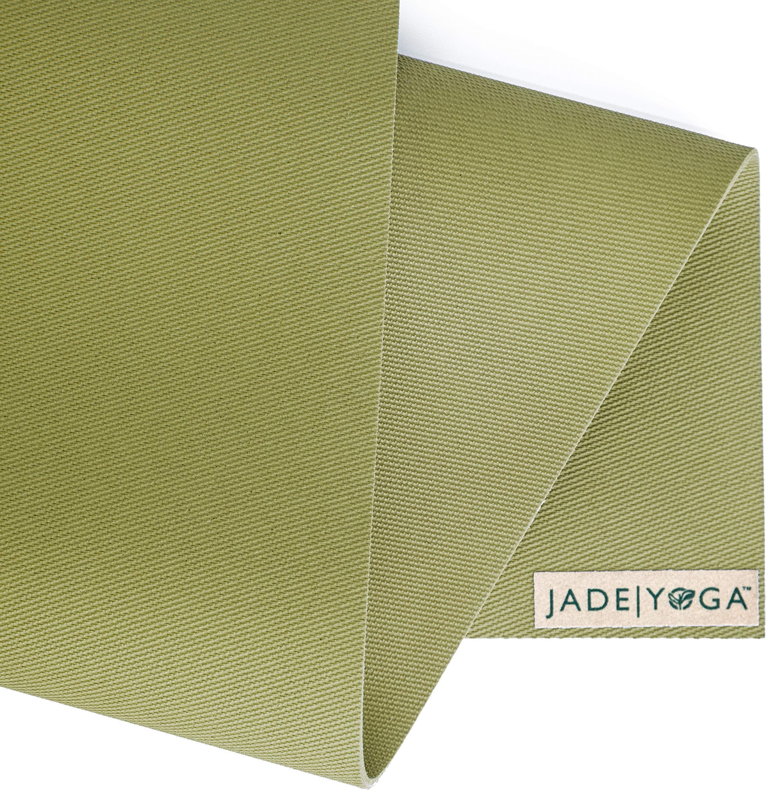 Premium JadeYoga Harmony Yoga Mat - Extra Thick & Non-Slip Natural Rubber Exercise Mat for Home Gym, Yoga, Pilates & Meditation - Ideal for Women & Men - Perfect for Hot Yoga, Studio Workouts & Home Fitness Routines