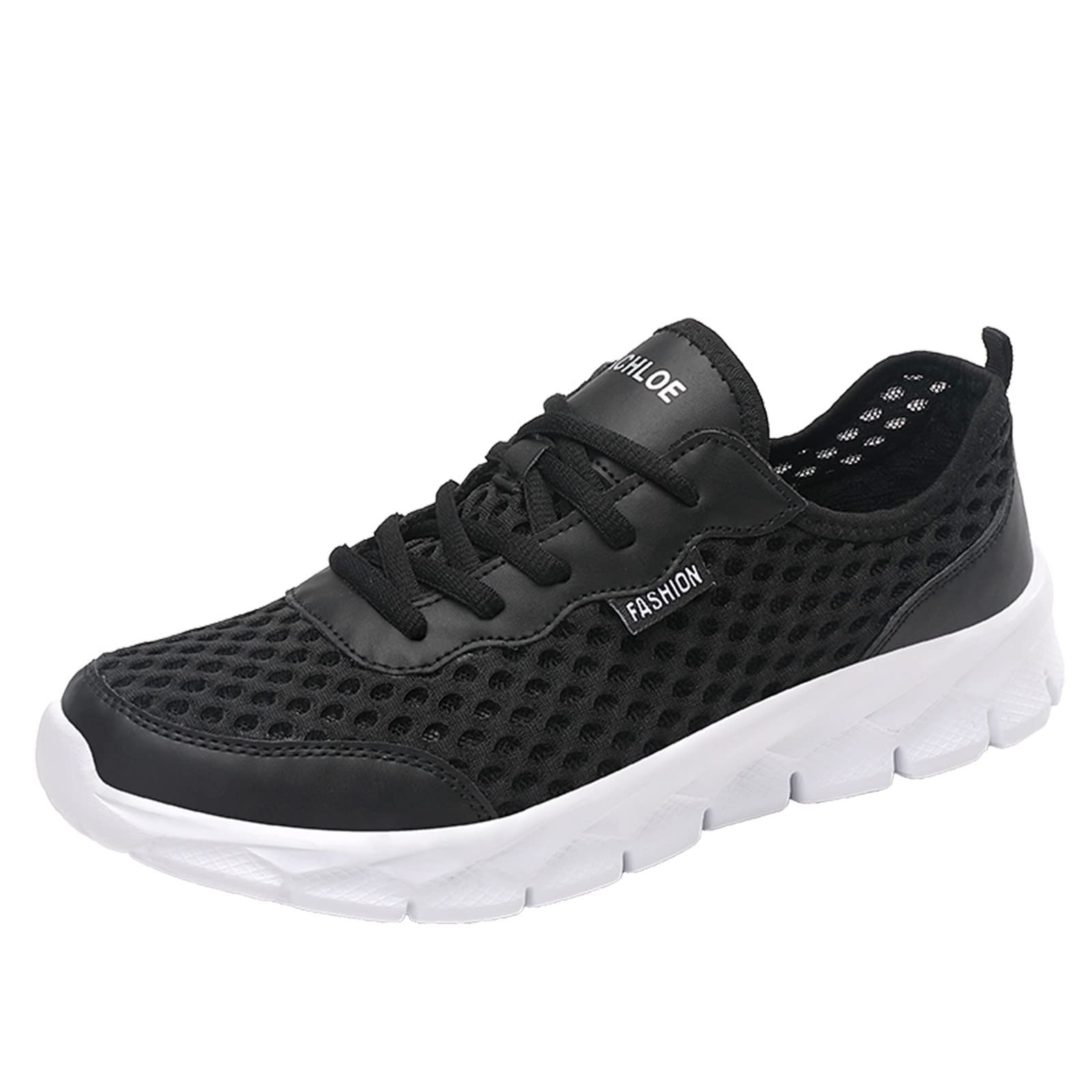 **Men's Basketball Sneakers - Lightweight Breathable Mesh Casual Shoes for Men | Summer Lace-Up Athletic Footwear for Running, Training & Street Style**