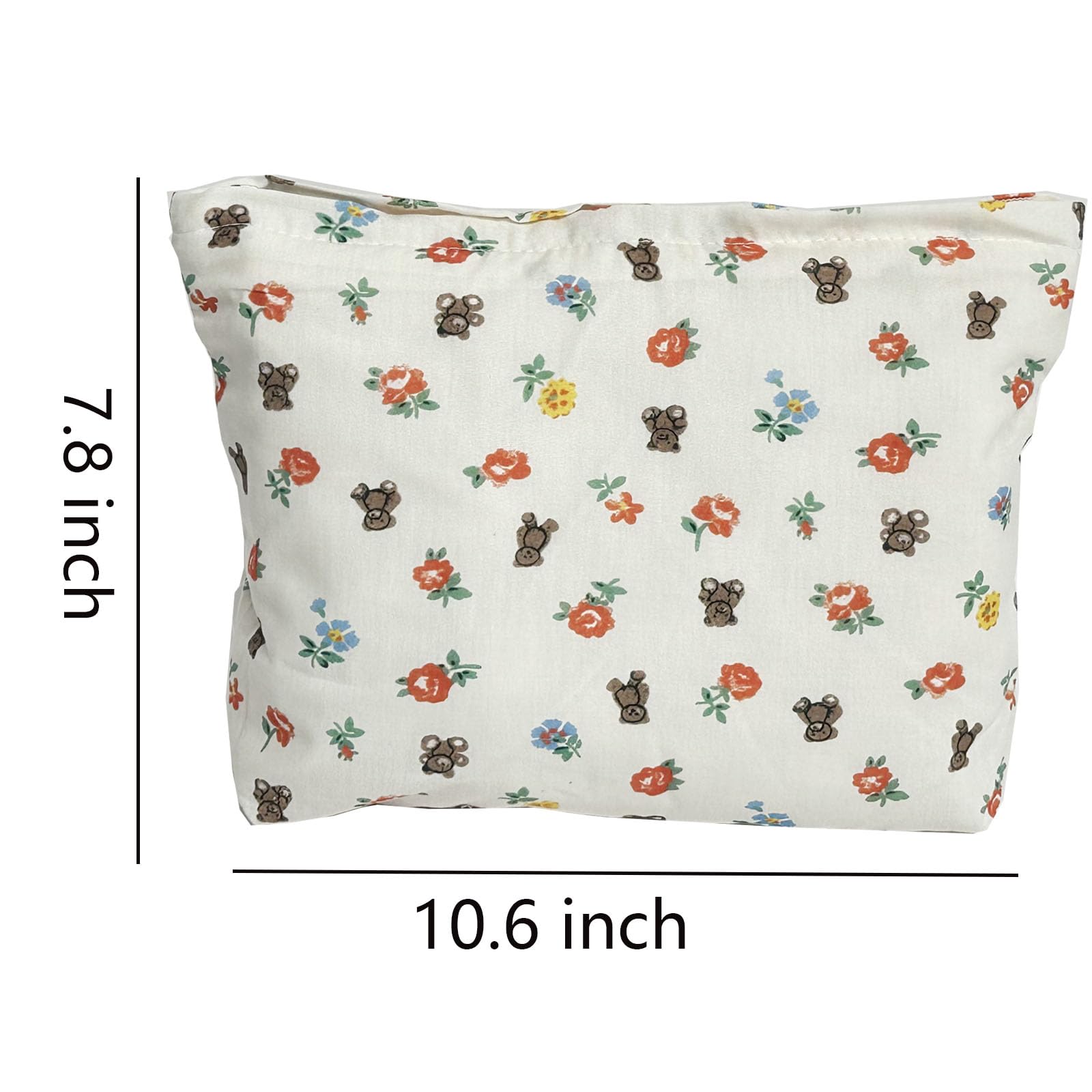 Large Capacity Cosmetic Makeup Bags for Women - Waterproof Travel Organizer Pouch with Multiple Pockets | Perfect for Makeup Storage, Travel Essentials & Toiletry Organization
