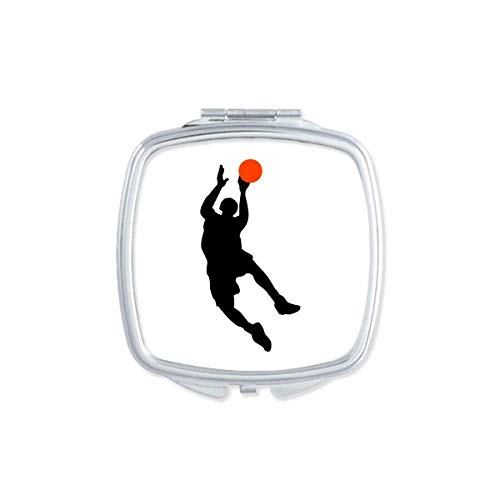 Portable Double-Sided Compact Makeup Mirror for Sports & Running - Perfect for Basketball, Gym, Travel & On-the-Go Touch Ups