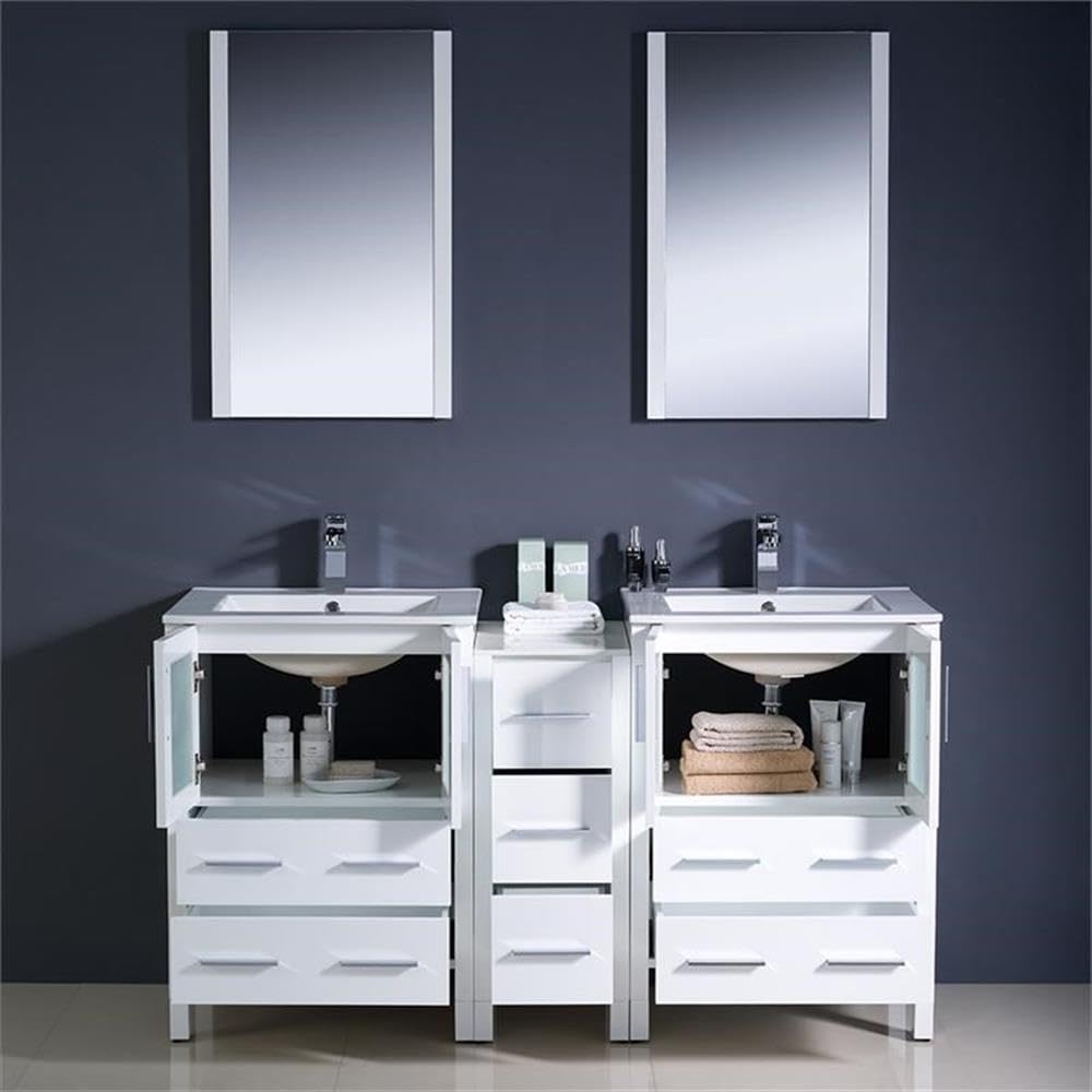 Fresca Bath FVN62-241224WH-UNS Torino 60