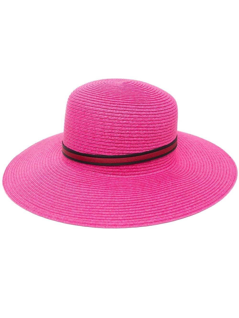 Borsalino Fuchsia Women's Fashion Hat - Elegant Wide Brim Fedora for Outdoor, Party & Wedding Occasions