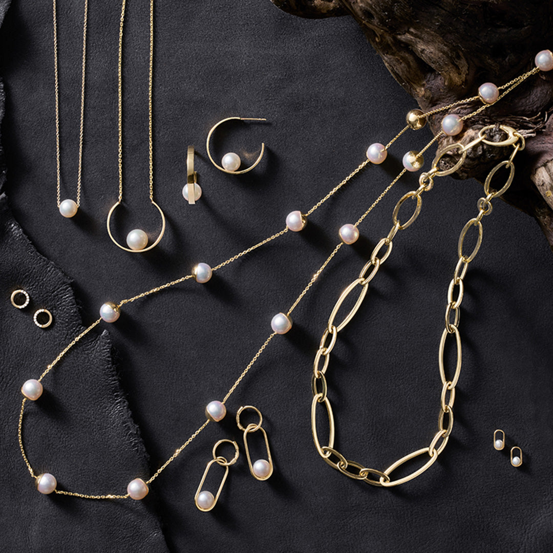 4mm Pearl Ellipse Drop Earrings - Elegant Dangle Earrings for Women, Perfect for Weddings, Parties & Special Occasions
