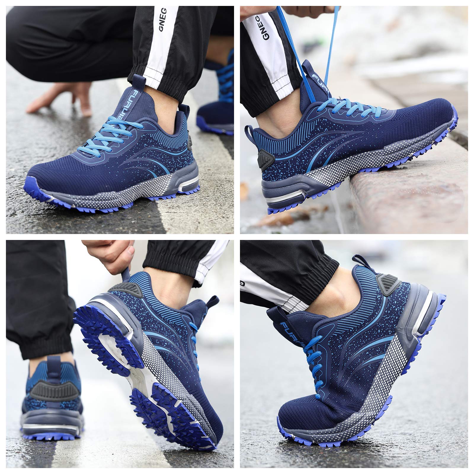 **Steel Toe Shoes for Men & Women - Lightweight Safety Work Sneakers with Comfortable Steel Toe - Ideal for Warehouse, Construction & Industrial Jobs**