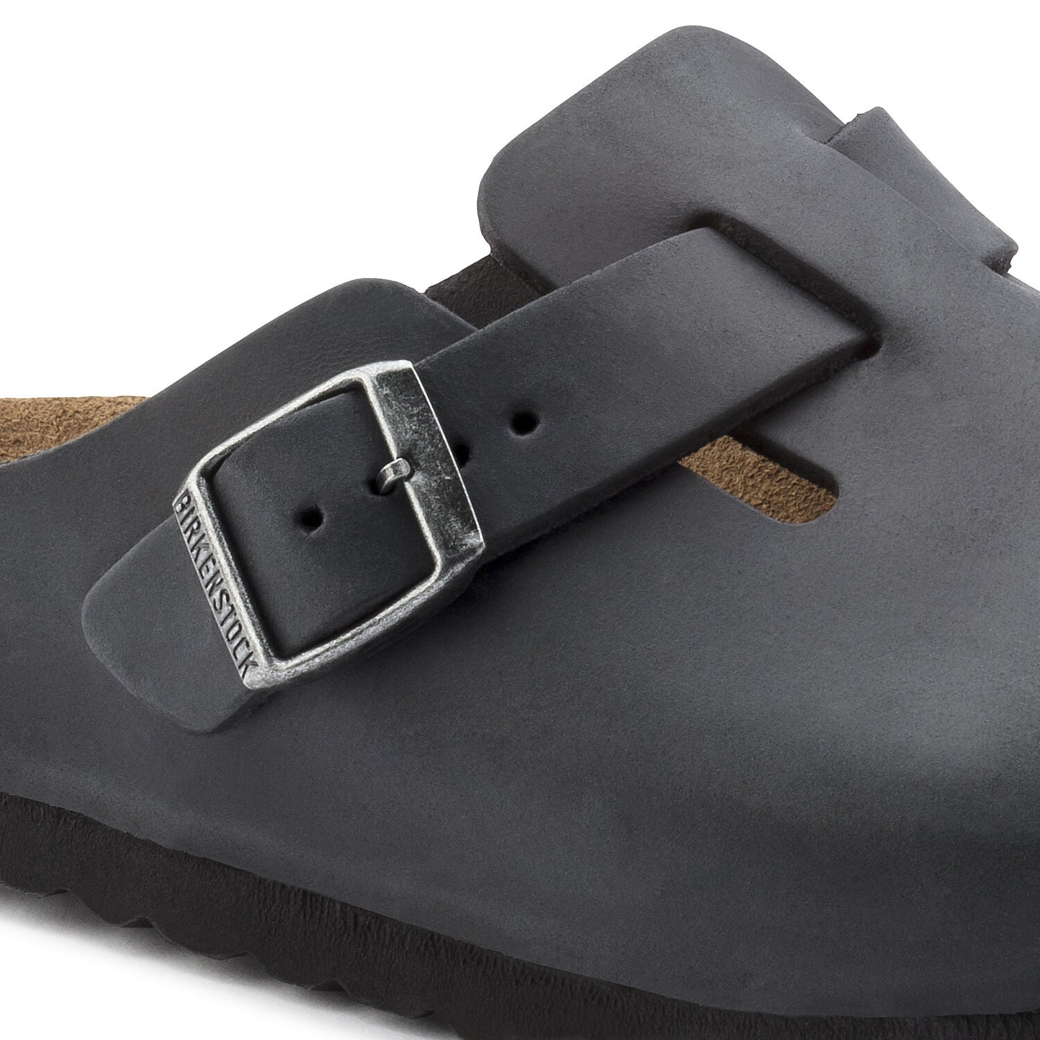 Birkenstock Boston Oiled Leather Clog - Classic Comfort Footbed in Black | Perfect for Home, Office & Casual Wear