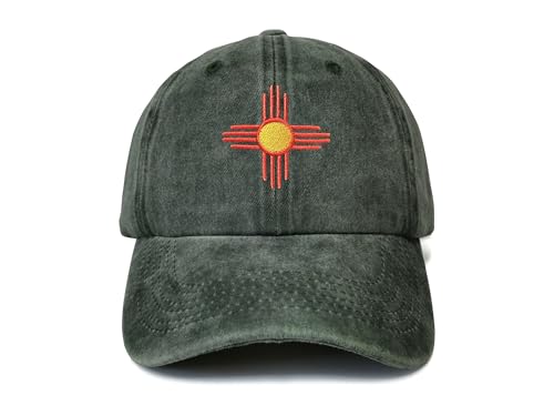 New Mexico Flag (Washed Army Green)