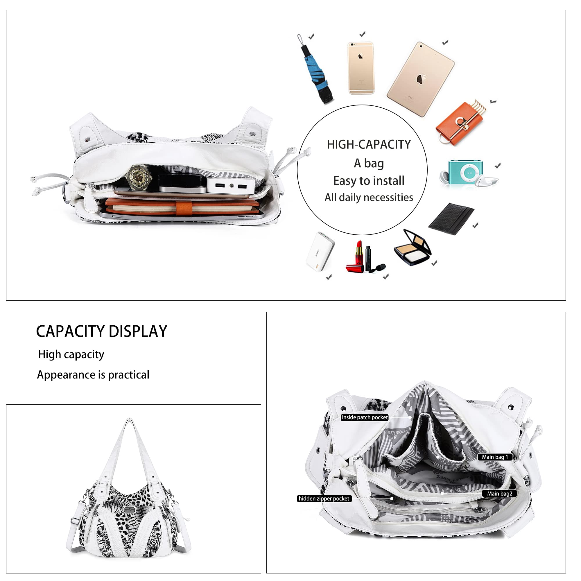 Stylish Women's Tote Bag & Shoulder Purse - Fashionable Synthetic Leather Handbag with Top Handle for Work, Travel & Daily Use