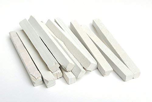 Natural Limestone Slate Chalk Pencils - Pack of 100 | White Slate Bars & Edible Chalk Pencils for Kids, Art & Baking | Eco-Friendly School Supplies & Earthy Goodies for Classroom, Crafts & Culinary Use