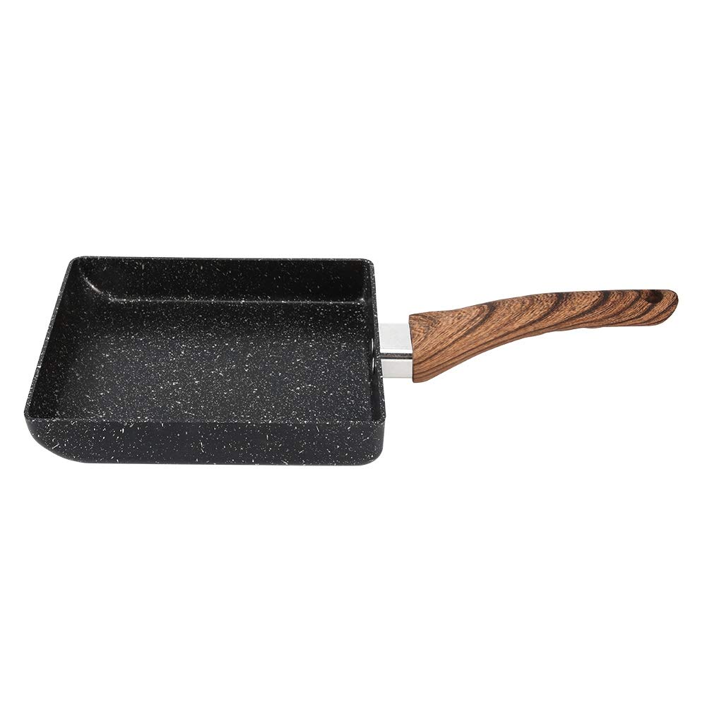 Non-Stick Rectangular Tamagoyaki Frying Pan - Professional Japanese Omelette Pan for Home Kitchen, Perfect for Making Sushi Rolls, Egg Crepes & Breakfast Omelets | Durable Kitchen Cooking Supplies for Daily Use