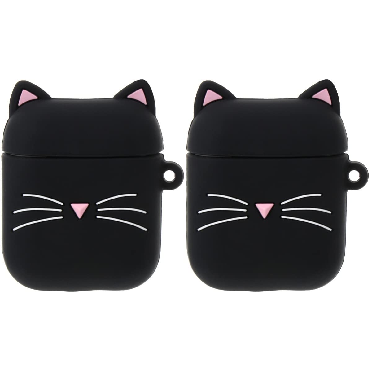 Gatuida 2-Pack Cartoon AirPods Case - Cute Wireless Earbuds Cover with Built-in Earphone Storage, Soft Silicone Protective Box for AirPods 1/2/3/Pro - Perfect for Gym, Travel & Daily Use
