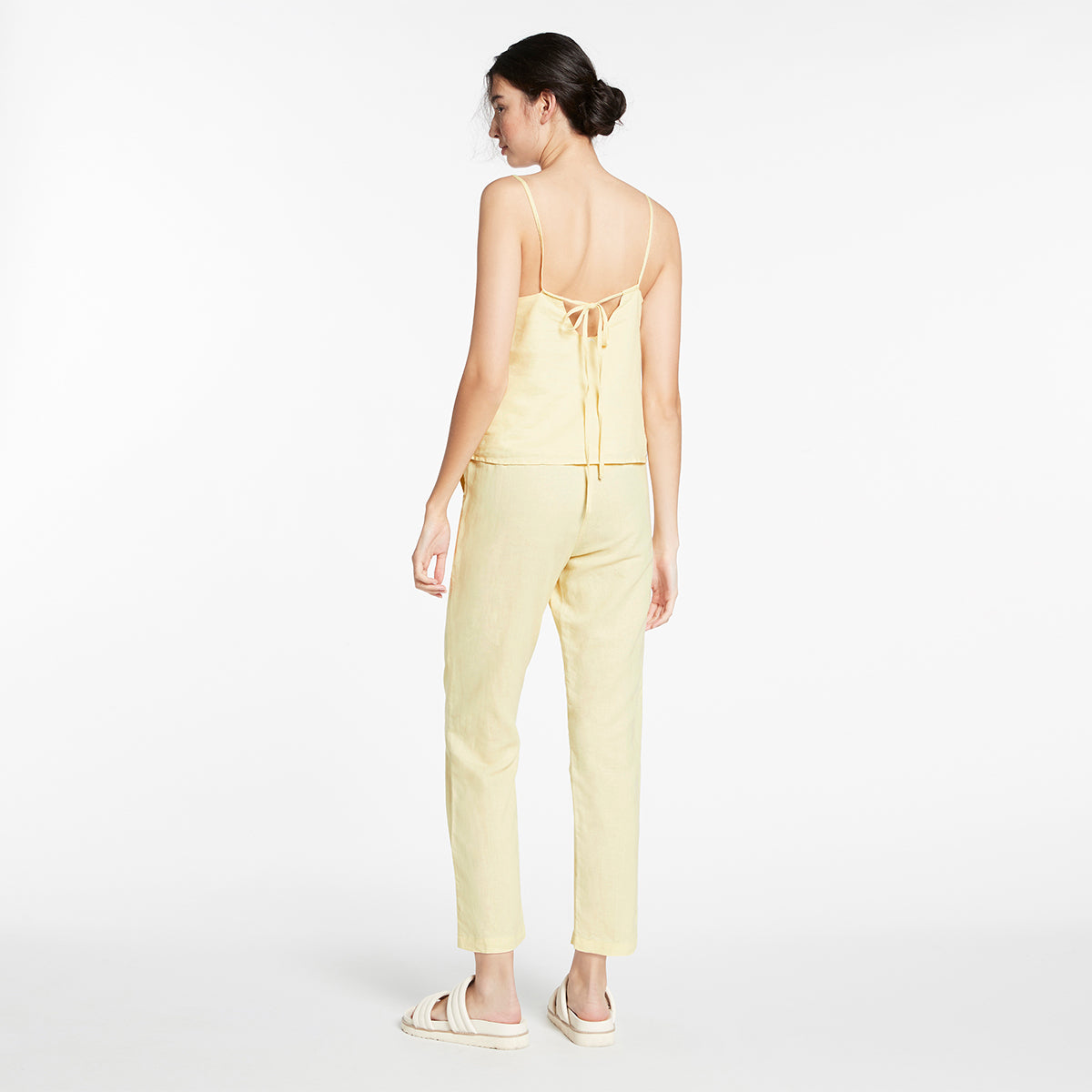 Amiss Women's High-Waisted Stretch Butter Soft Pants - Comfortable Tummy Control Work Pants for Office & Casual Wear