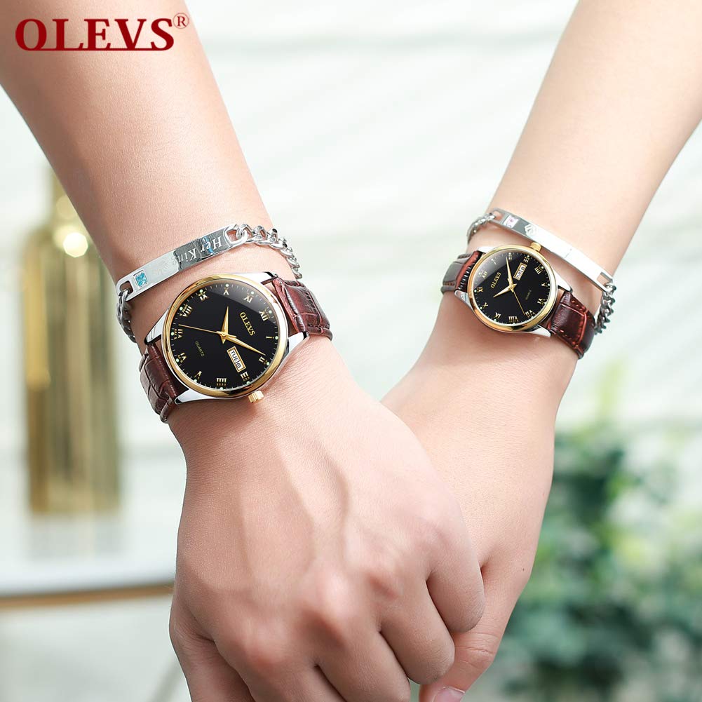OLEVS Classic Women's Analog Quartz Watch - Stainless Steel Waterproof Roman Numeral Date Wristwatch for Business, Casual & Outdoor Activities