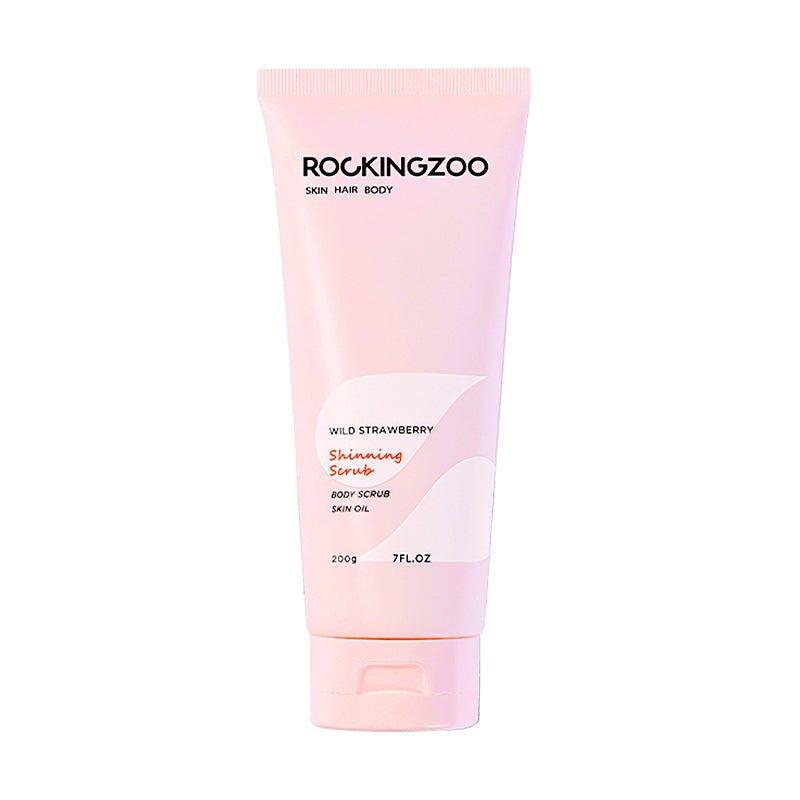 Organic Strawberry Body Scrub - Exfoliating & Moisturizing Sugar Scrub for Soft Smooth Skin - Perfect for Shower, Spa & Self Care Routine